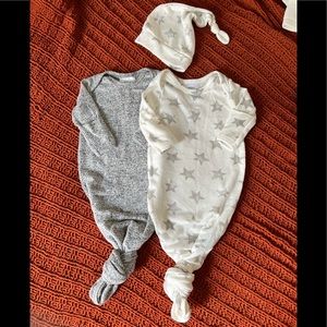 Super soft nightgown set! 0-3M aden & anais One is new, one was worn once